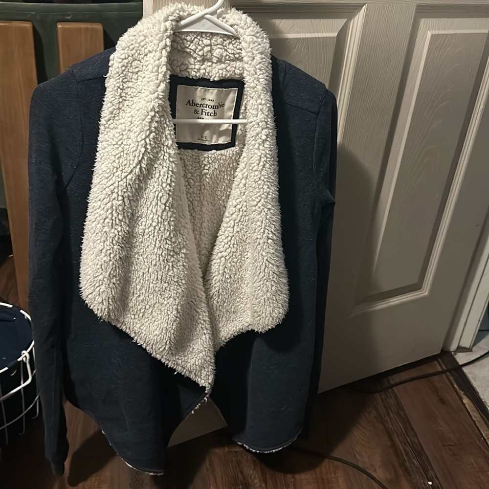 Abercrombie and fitch sweater/ jacket in great shape
